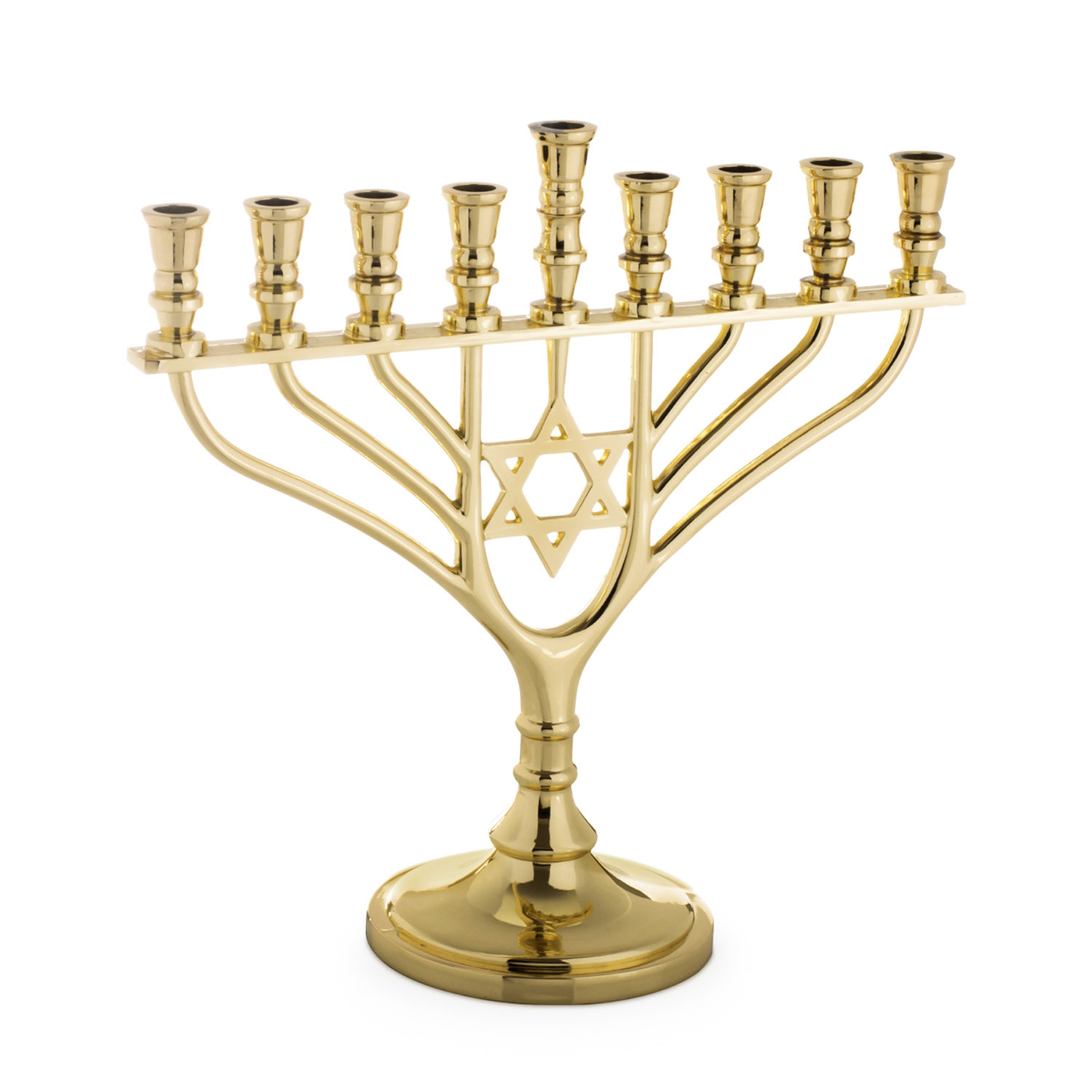 Chanukkia Davidstern klassisch