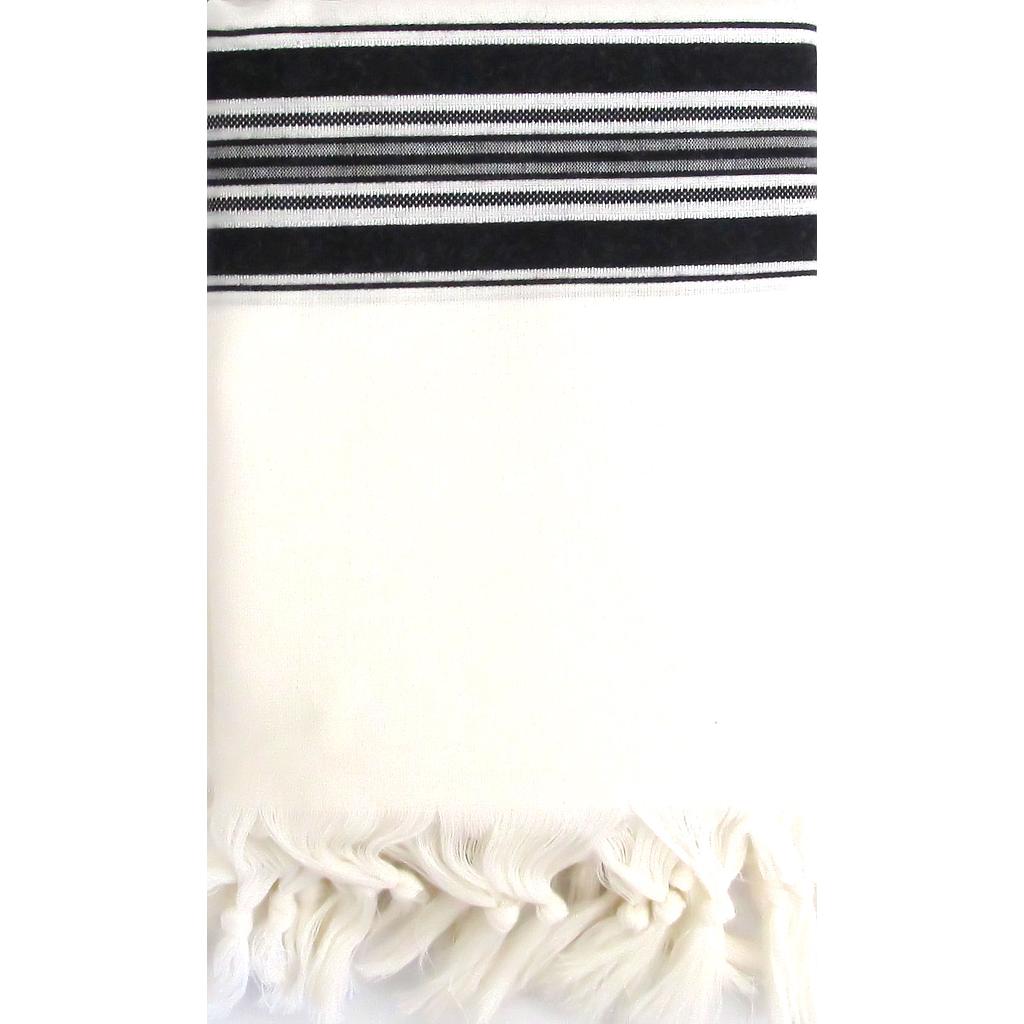 Tallit Gebetsschal  schwarz/weiss (Gr. SM/55)