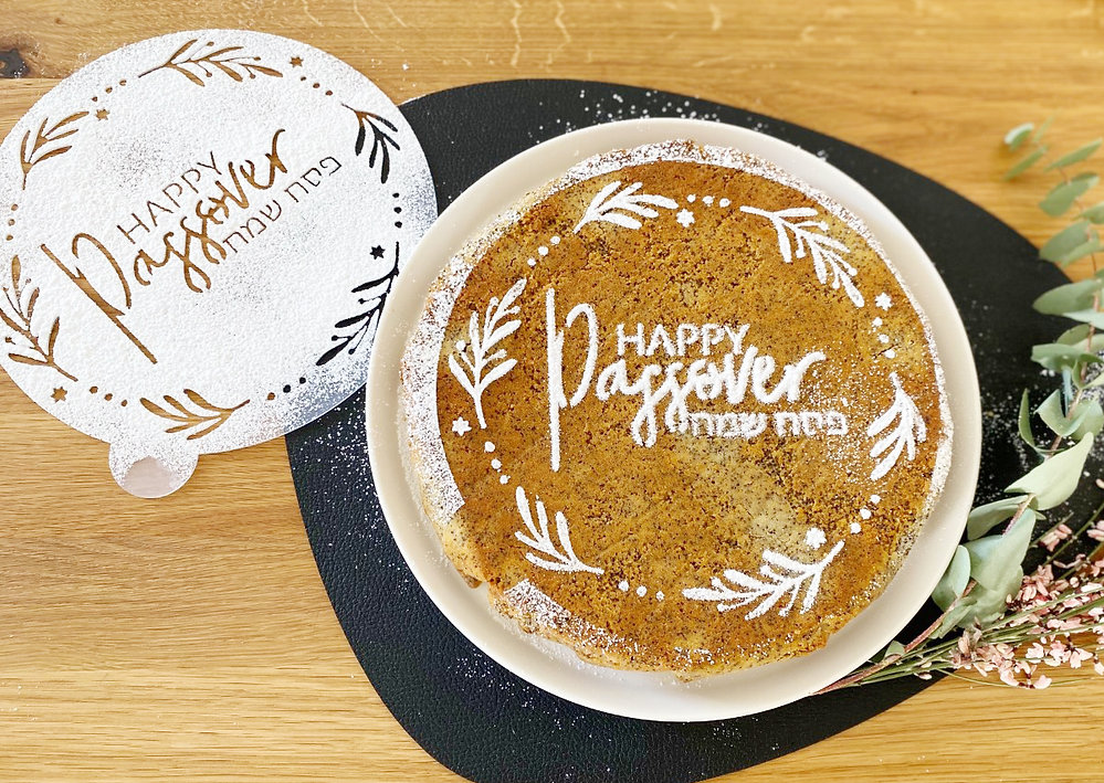 Kuchenschablone - Happy Passover
