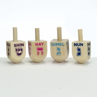 Dreidel Mini *holzfarben*-einteilig