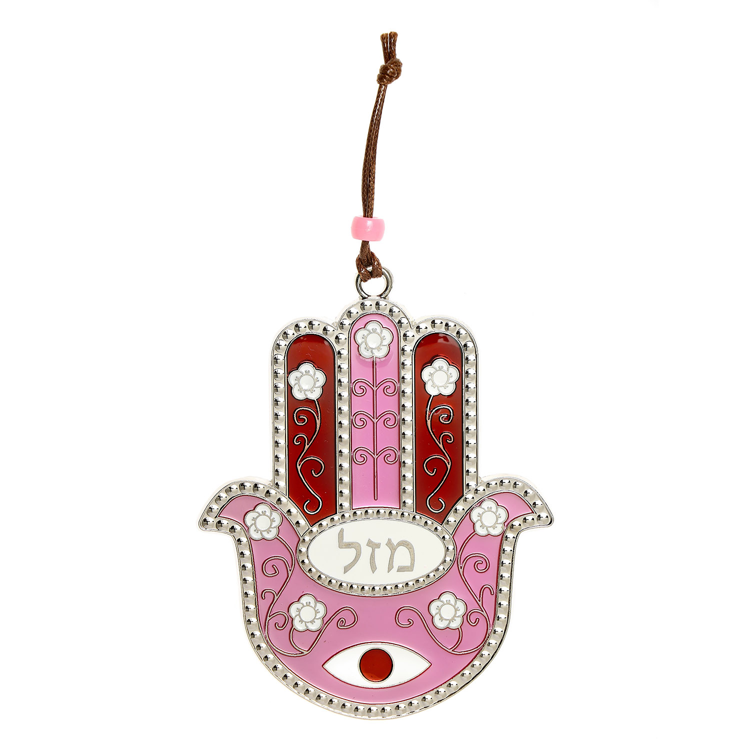 Haussegen Chamsa *Masel* rosa, 7,5 cm (Gr. S)