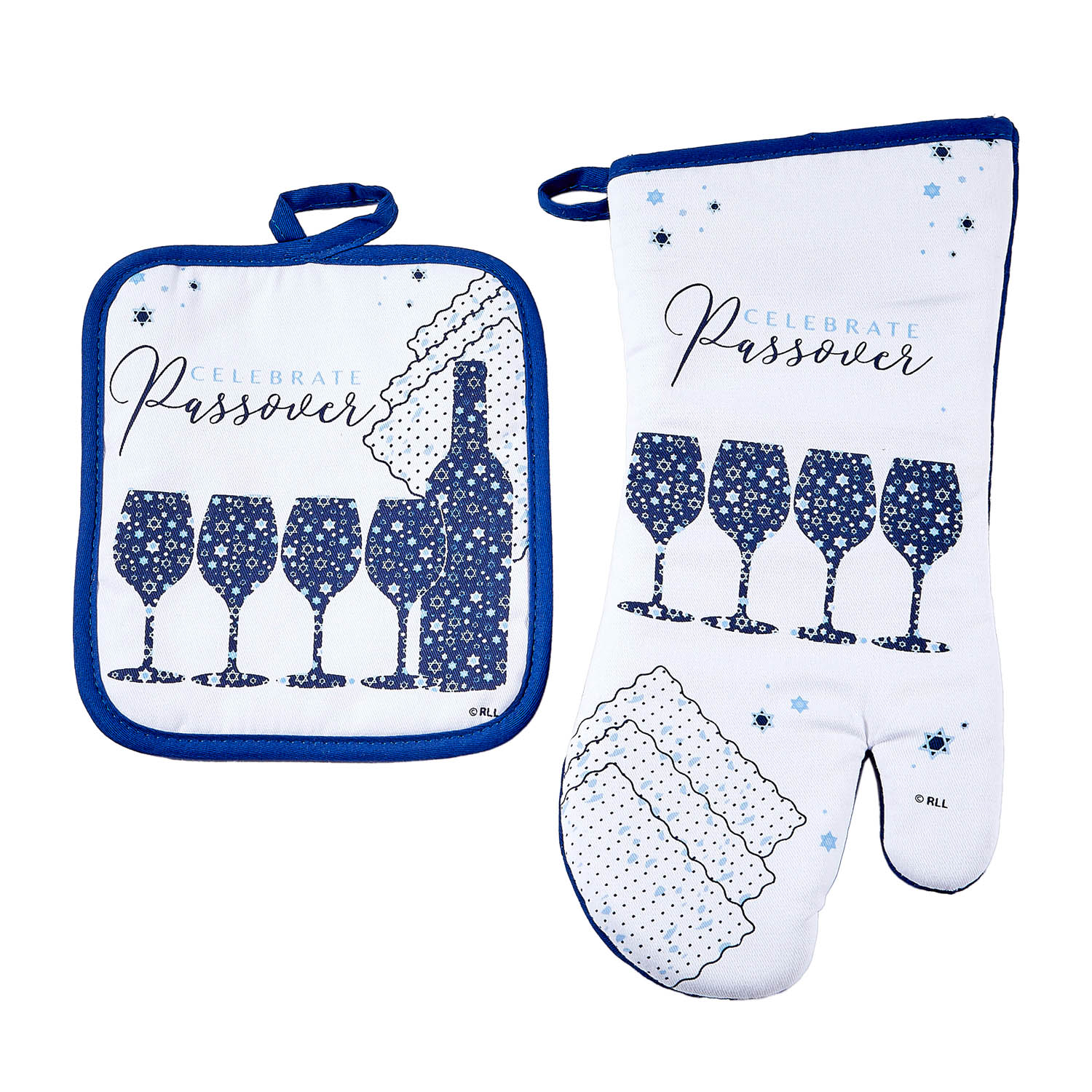 Topfhalterset *Passover Mosaik* 2-teilig