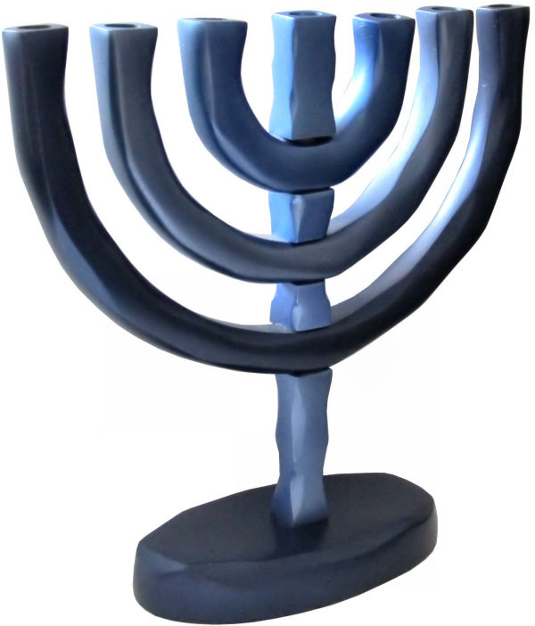 Menora Blau
