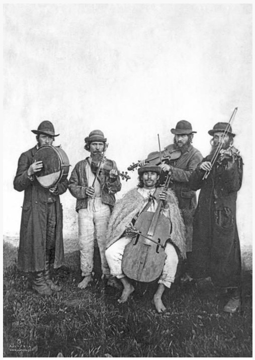 Poster *Klezmers* Papier schwarz/weiss 48x68