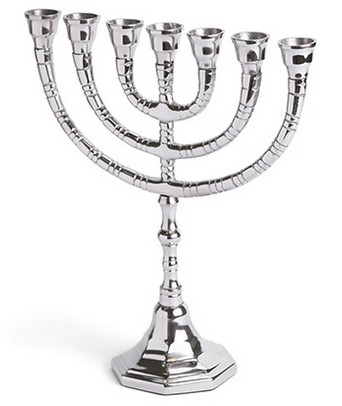 Menorah *silberfarben*