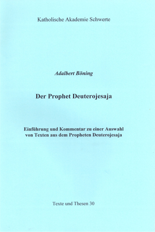 Der Prophet Deuterojesaja