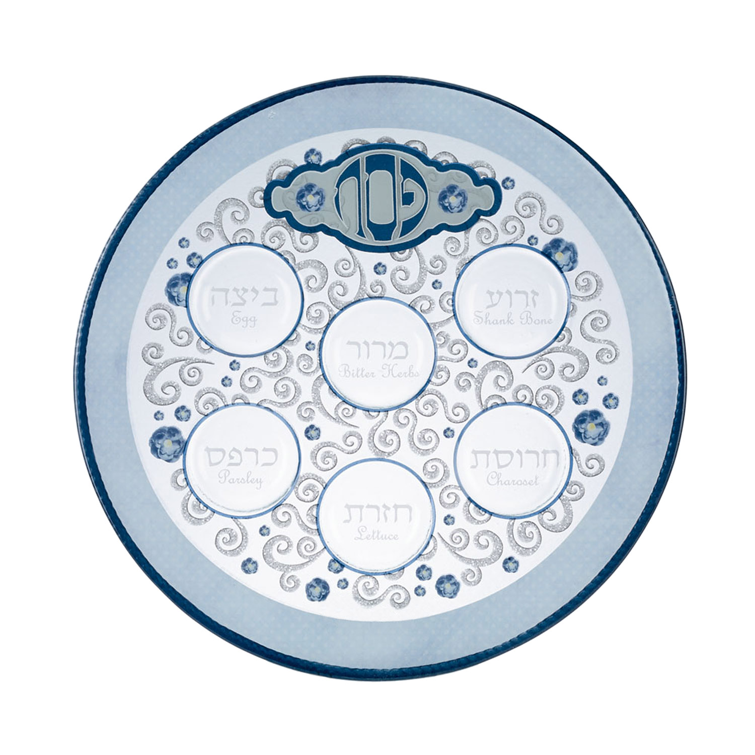 Eleganter Sederteller aus Glas