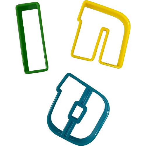 Keksausstecher *Aleph-Bet*