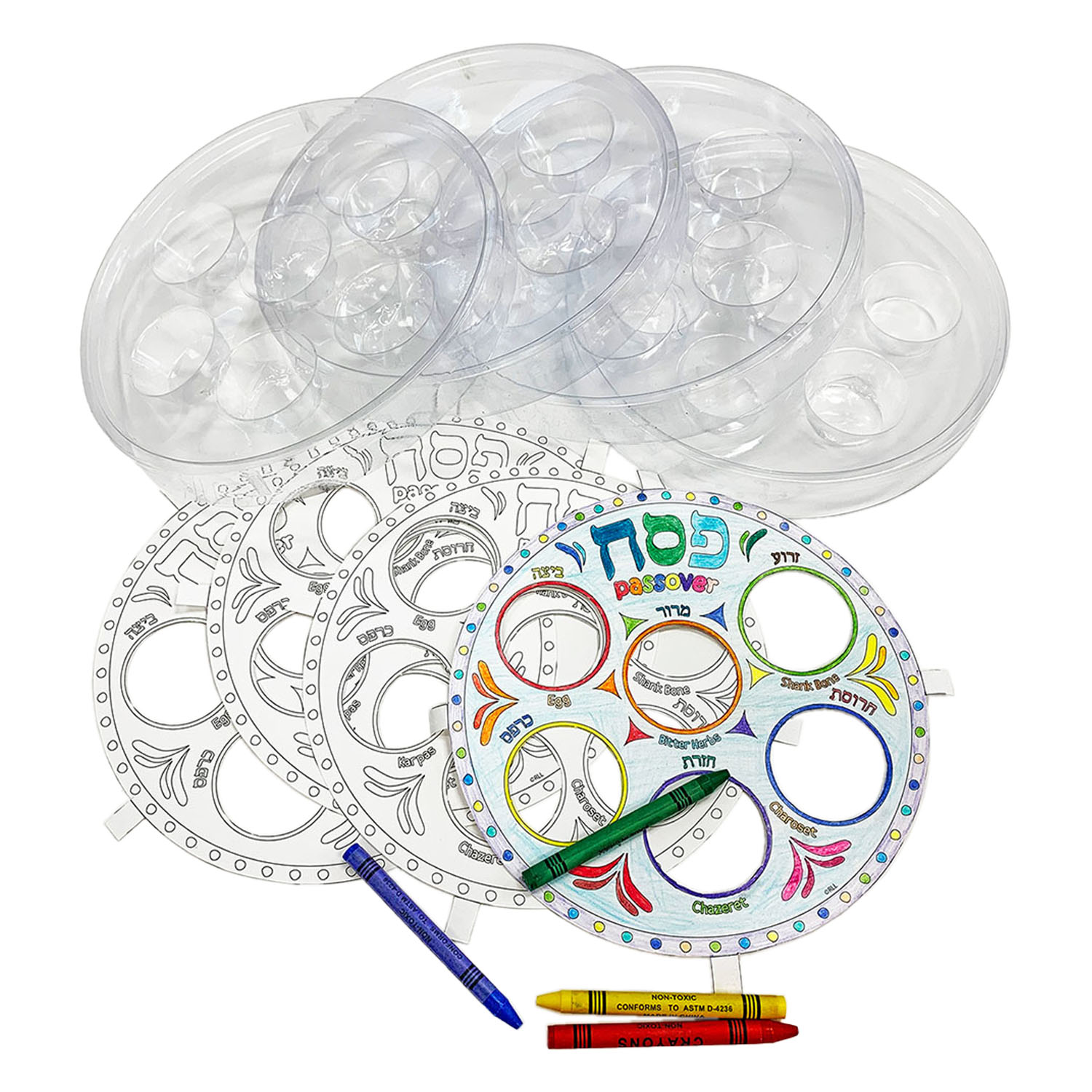 Kinder Sederteller zum bemalen