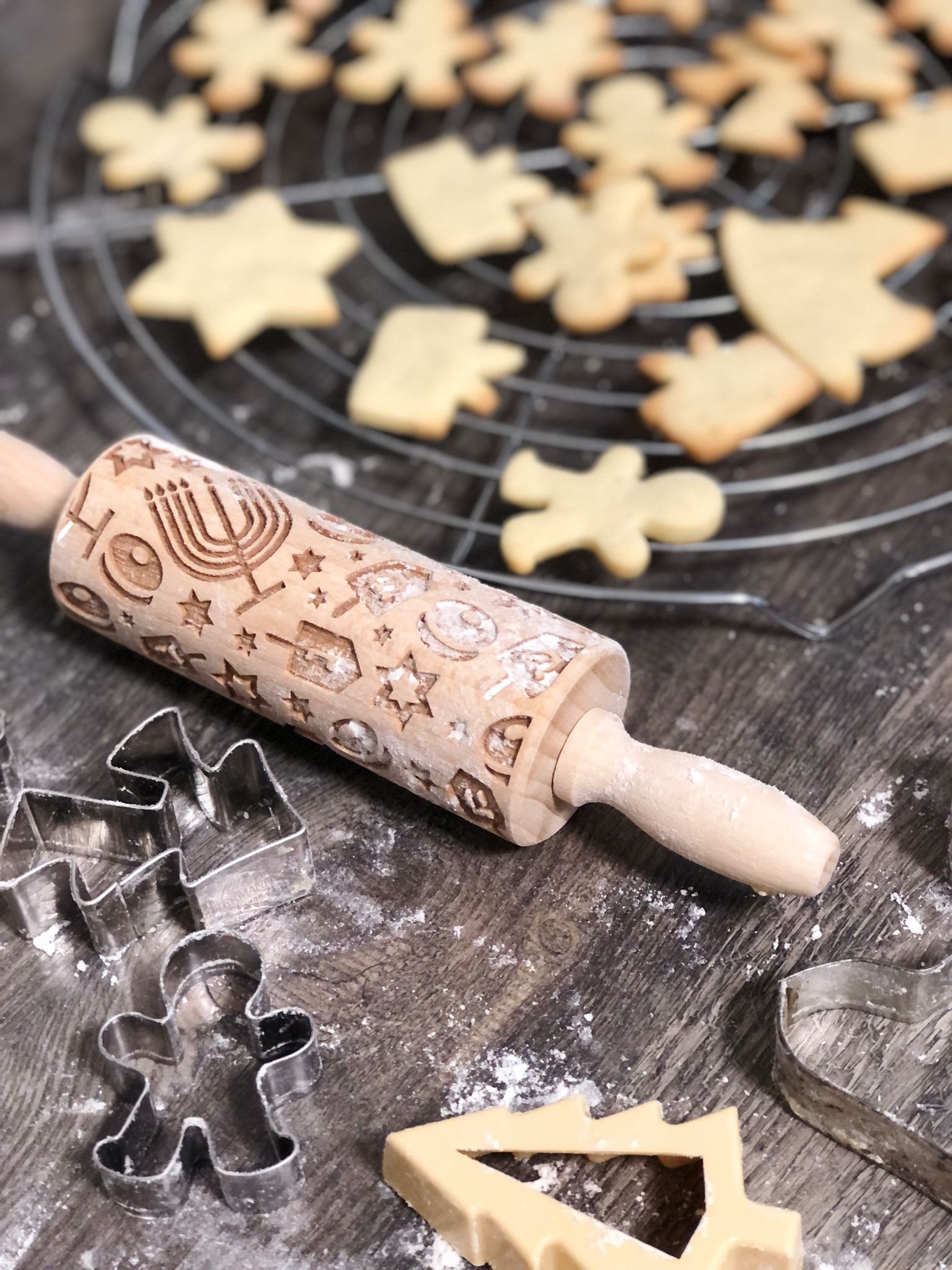 Chanukka Mini-Nudelholz