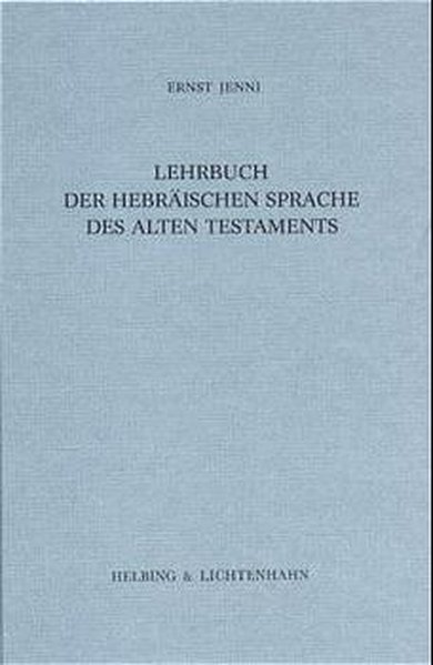 Lehrbuch der Hebräischen Sprache des Alten Testaments