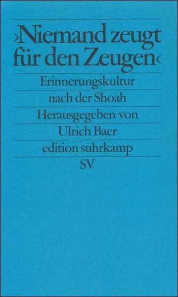 "Niemand zeugt für den Zeugen"