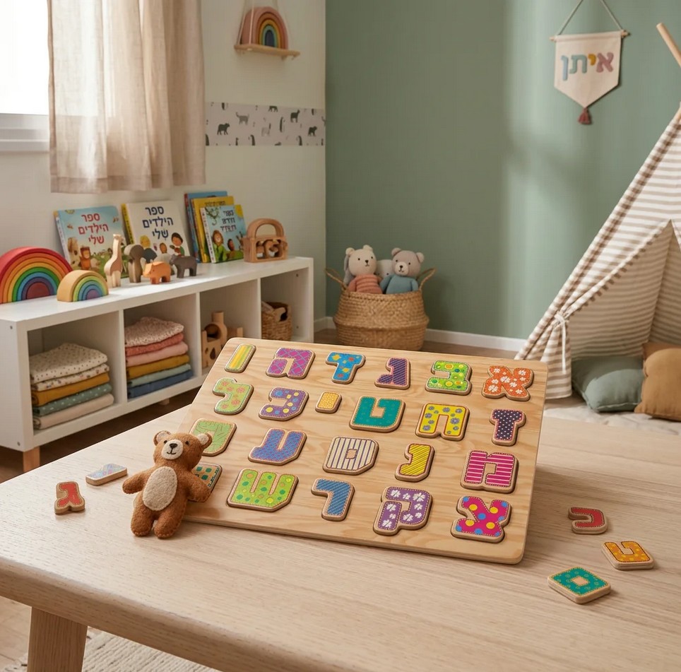 Aleph Bet Puzzle Kinder