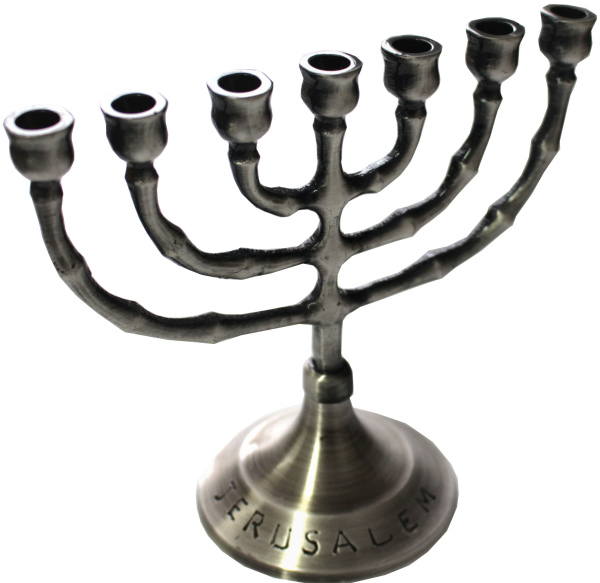 Menora *modern* Zinn 12,5cm