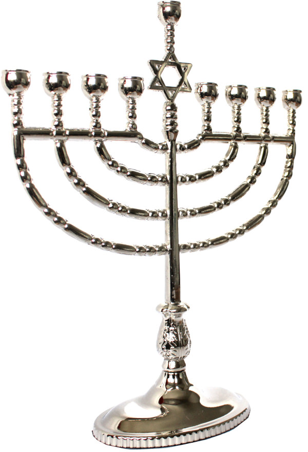 Chanukkia mit Magen David