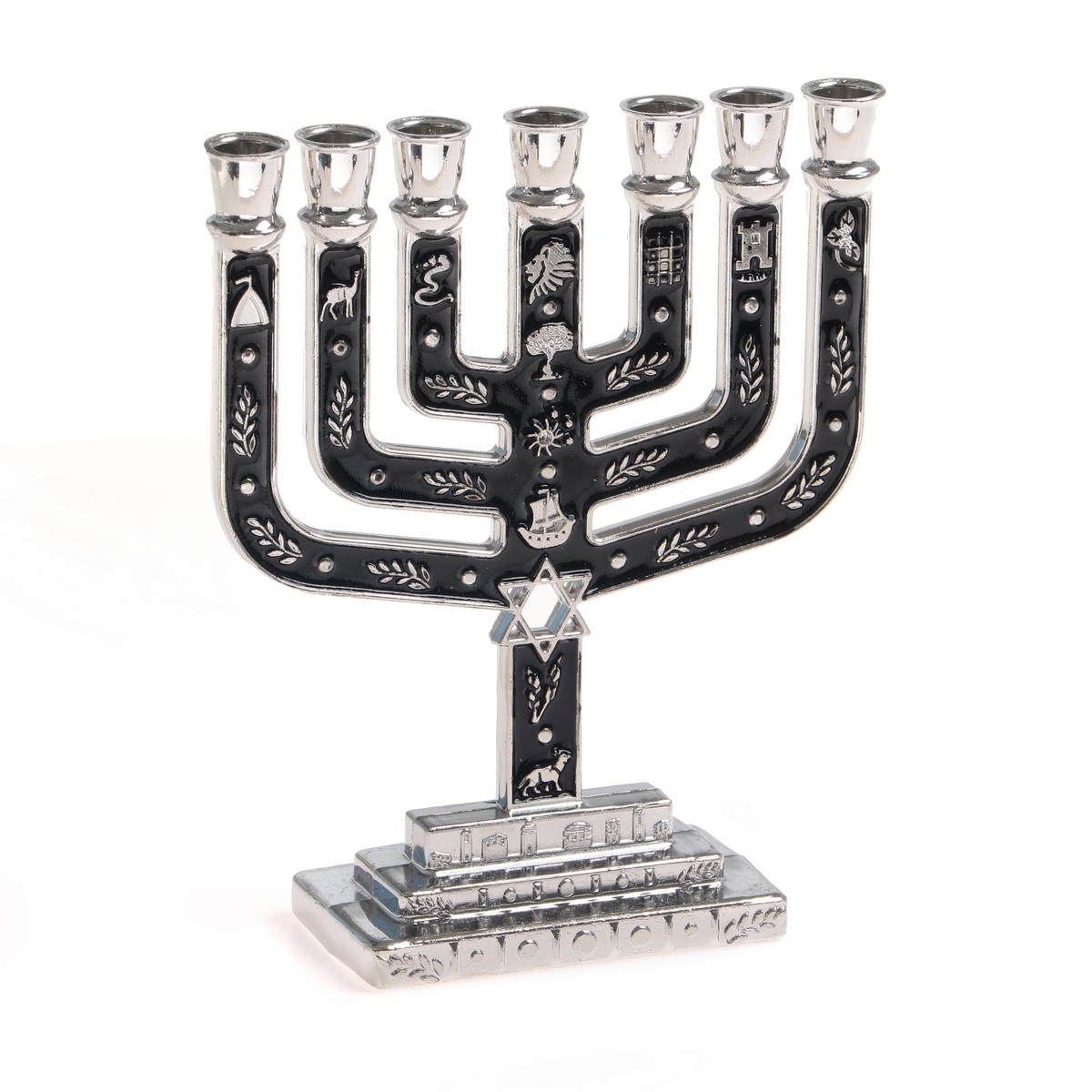 Menora *antik* schwarz