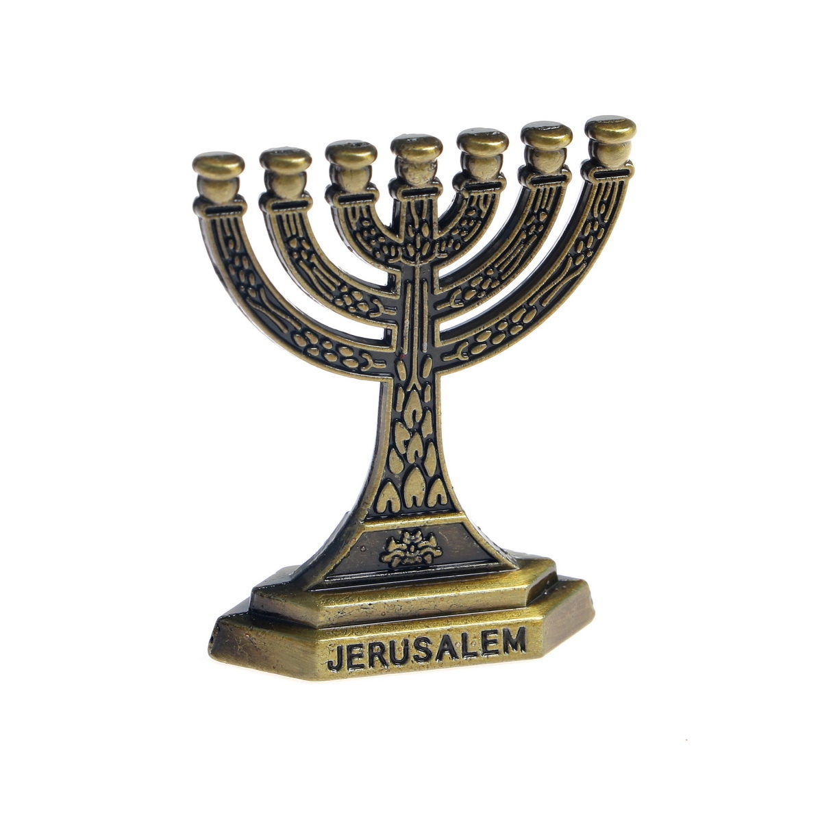 Mini-Menora *messingfarben*