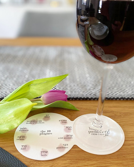 Happy Passover - Glasuntersetzer