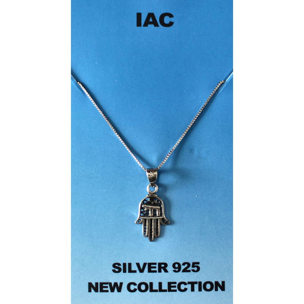Halskette *Chamsa & Chai* Silber 925