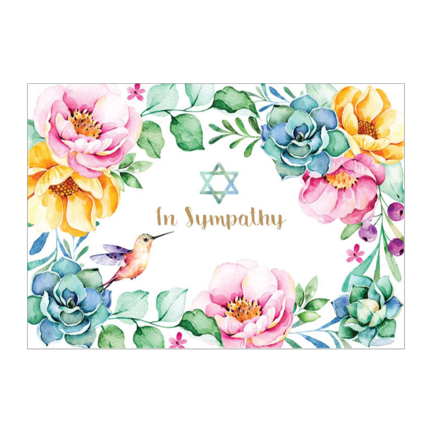 Beileidskarte Rosen 'In Sympathy'