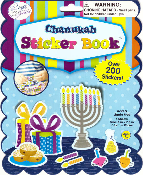 Stickerbuch *Chanukka* (4 Bögen) 15x19cm