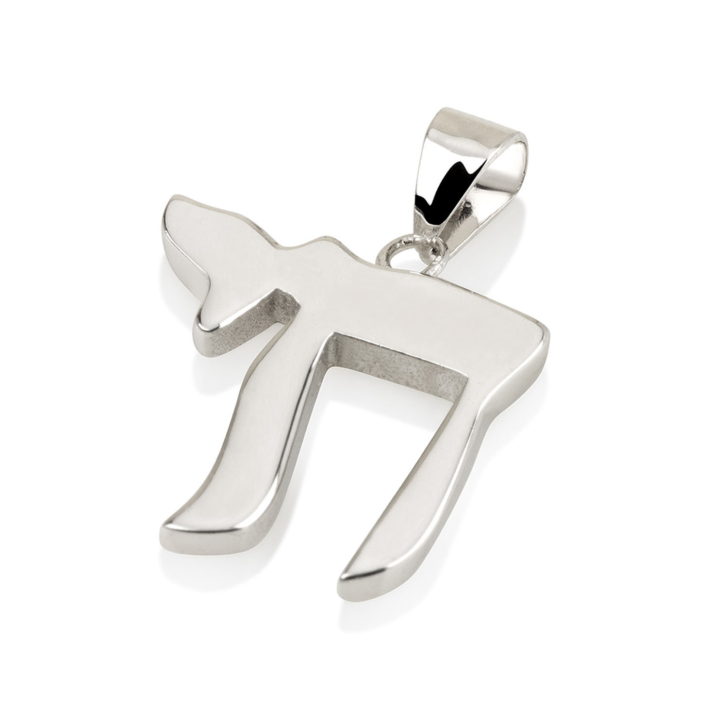 Anhänger Chai, klassisch, Silber