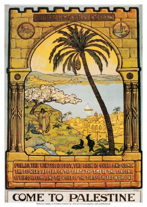 Poster *Welcome to Palestine* bunt 48x68cm
