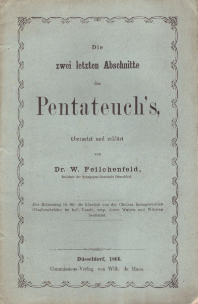 Die zwei letzten Abschnitte des Pentateuch’s