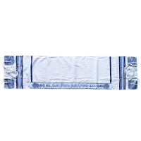 Vorschau: Tallit Gebetsschal in Blau und Weiss Vorschau: Tallit Gebetsschal in Blau und Weiss