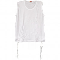 Tallit katan (Gr.L) T-Shirt mit Zizit Baumwolle weiss Tallit katan (Gr.L) T-Shirt mit Zizit Baumwolle weiss