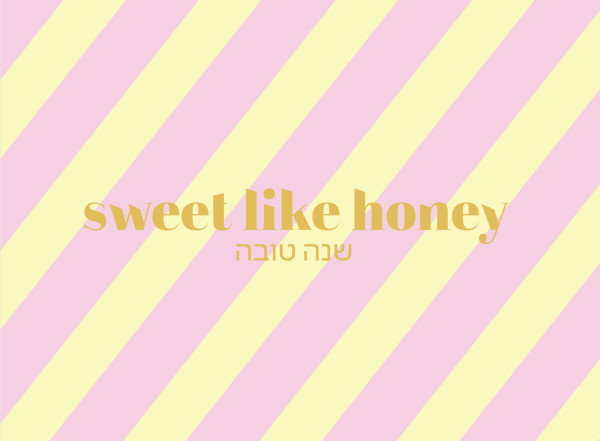 Neujahrskarte *Sweet like honey*