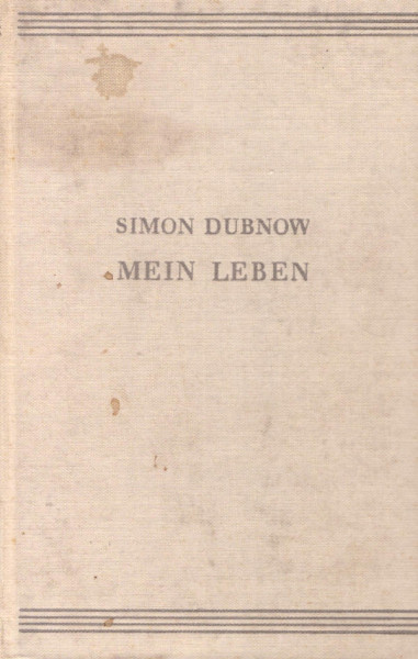 Simon Dubnow - Mein Leben