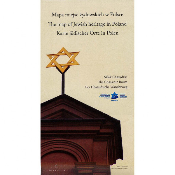 Karte jüdischer Orte in Polen - The map of jewish heritage in Poland - Mapa miejsc zydowskich w Pols