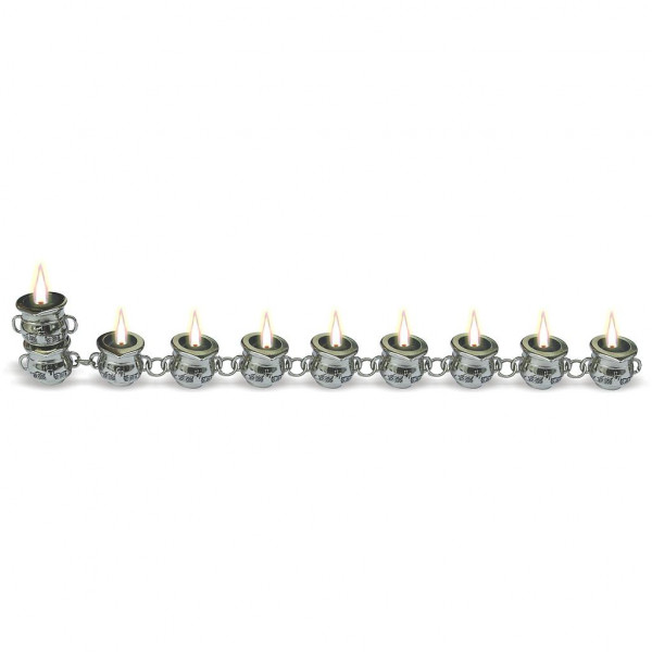 Chanukkia Kette *Krüglein* 30 cm