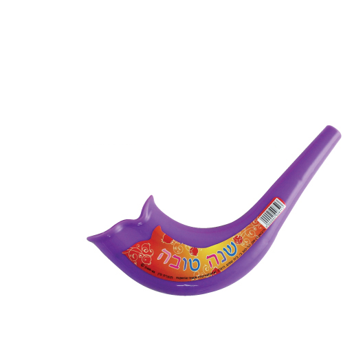 Schofar Plastik bunt