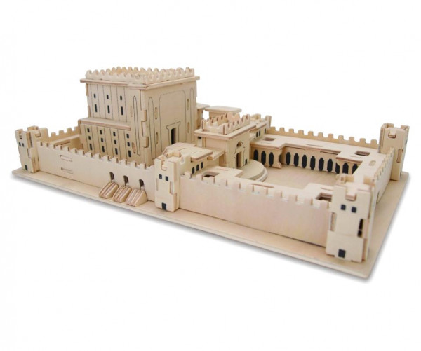 3D-Puzzle *Tempel in Jerusalem* Holz 26x15x10cm