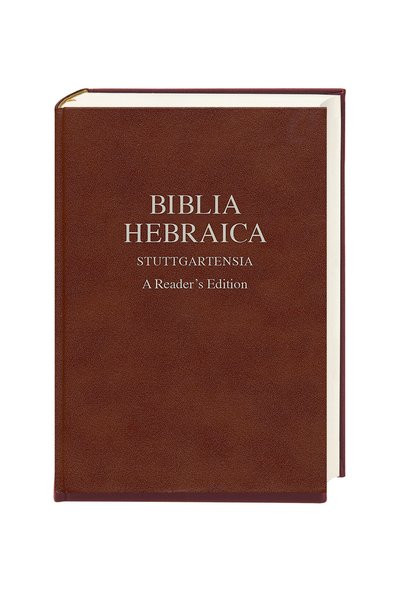 Biblia Hebraica Stuttgartensia. A Reader's Edition