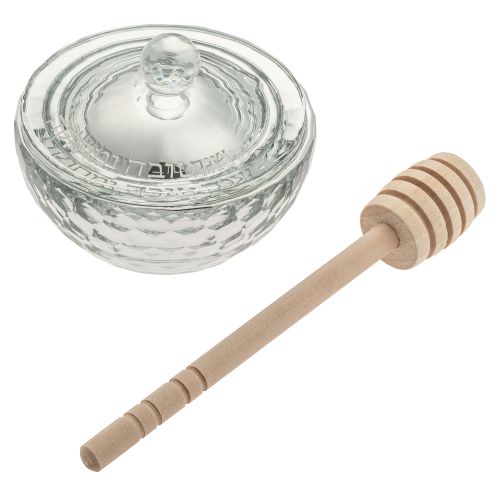 Bienen Honigglas Mit Löffel - Süßer Aufbewahrungsbehälter Für Küche & Frühstück