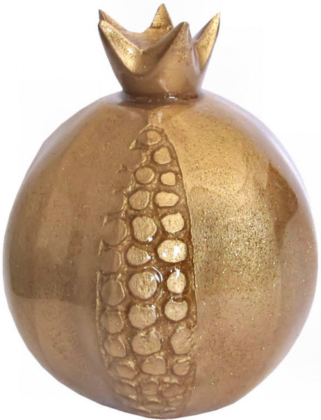 Granatapfel *Gold* Keramik 9cm