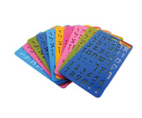 Schablone *ALEF BET* Plastik 21 cm x 12 cm Schablone *ALEF BET* Plastik 21 cm x 12 cm