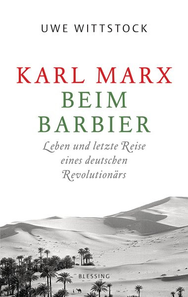 Karl Marx beim Barbier