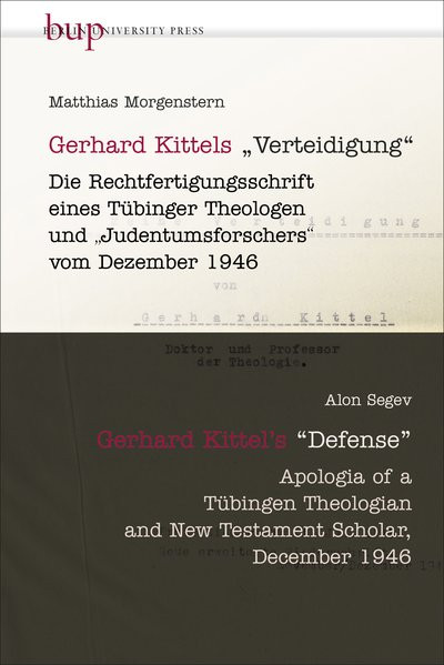 Gerhard Kittels Verteidigung | Gerhard Kittel’s Defence