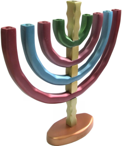 Chanukkia *klassisch* bunt