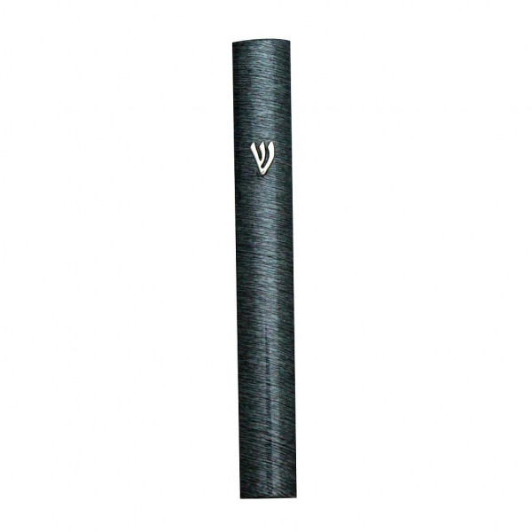 Mesusa *meliert* blau/schwarz Aluminium 17cm