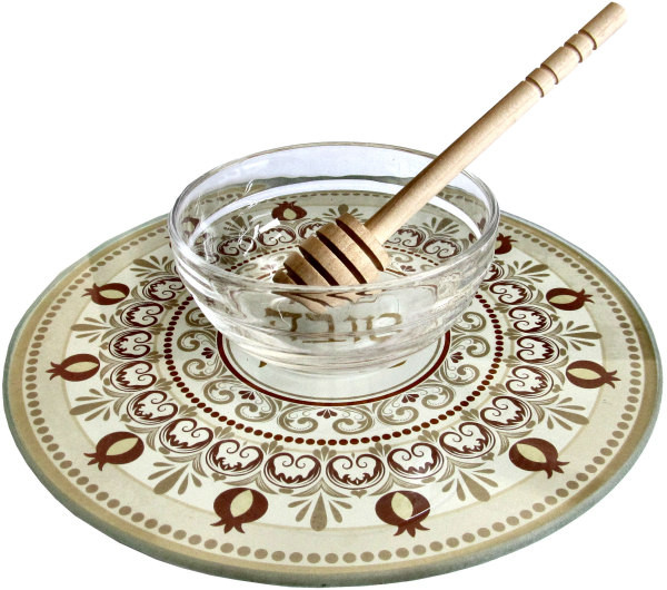 Honigset *Shana Tova* Glas 19cm