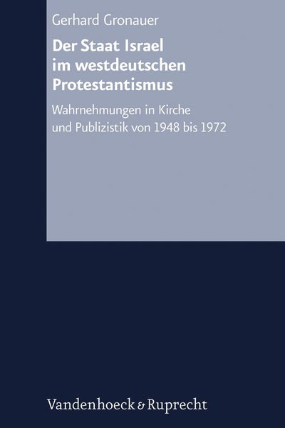 Der Staat Israel im westdeutschen Protestantismus