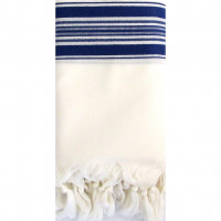 Tallit Gebetsschal aus Wolle blau/weiss mit Atara (Gr.XS/50) 170x120 cm Tallit Gebetsschal aus Wolle blau/weiss mit Atara (Gr.XS/50) 170x120 cm